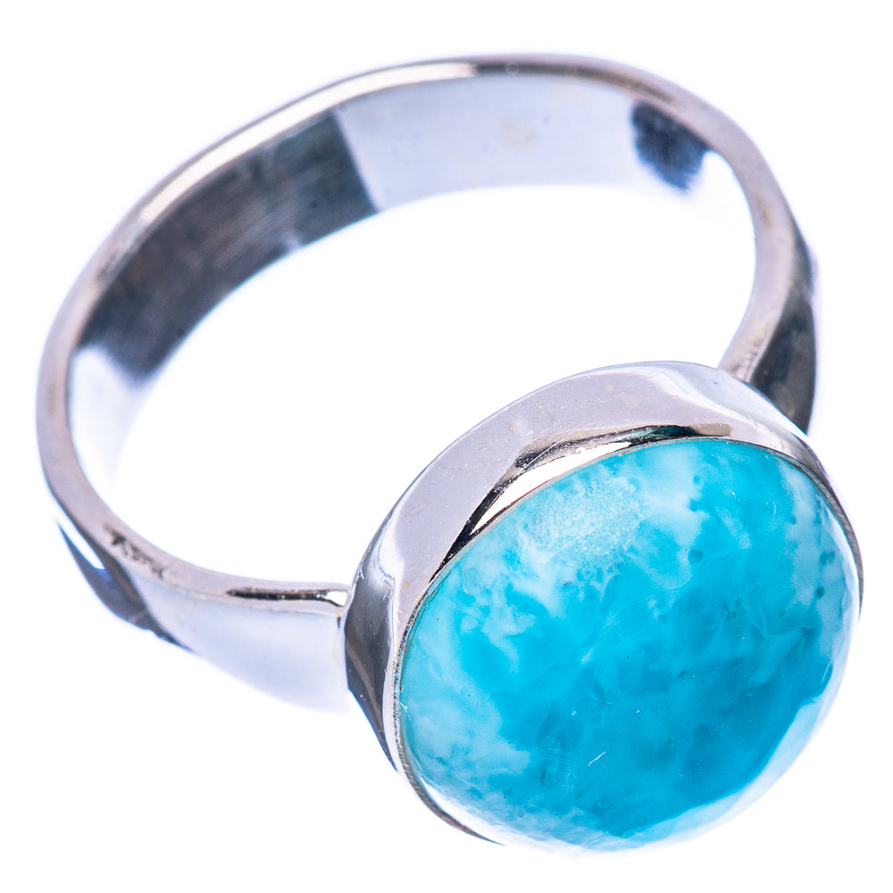 Larimar Ring Size 6.75 (925 Sterling Silver) R1683