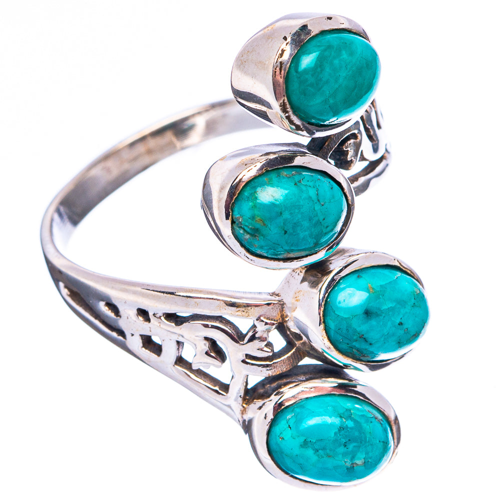 Mohave Turquoise Ring Size 8 (.925 Sterling Silver)