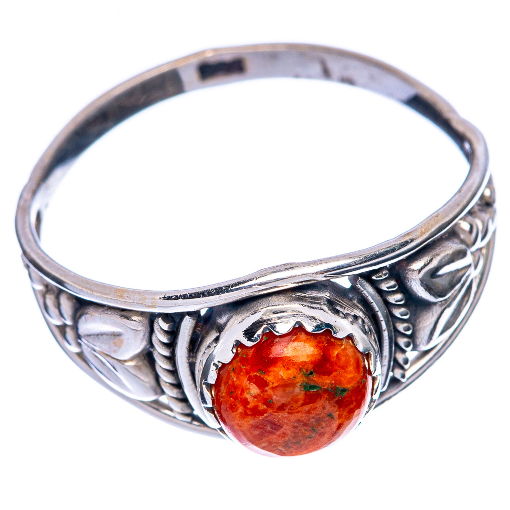 Sponge Coral Dainty Ring Size 8.25 (925 Sterling Silver) R145652
