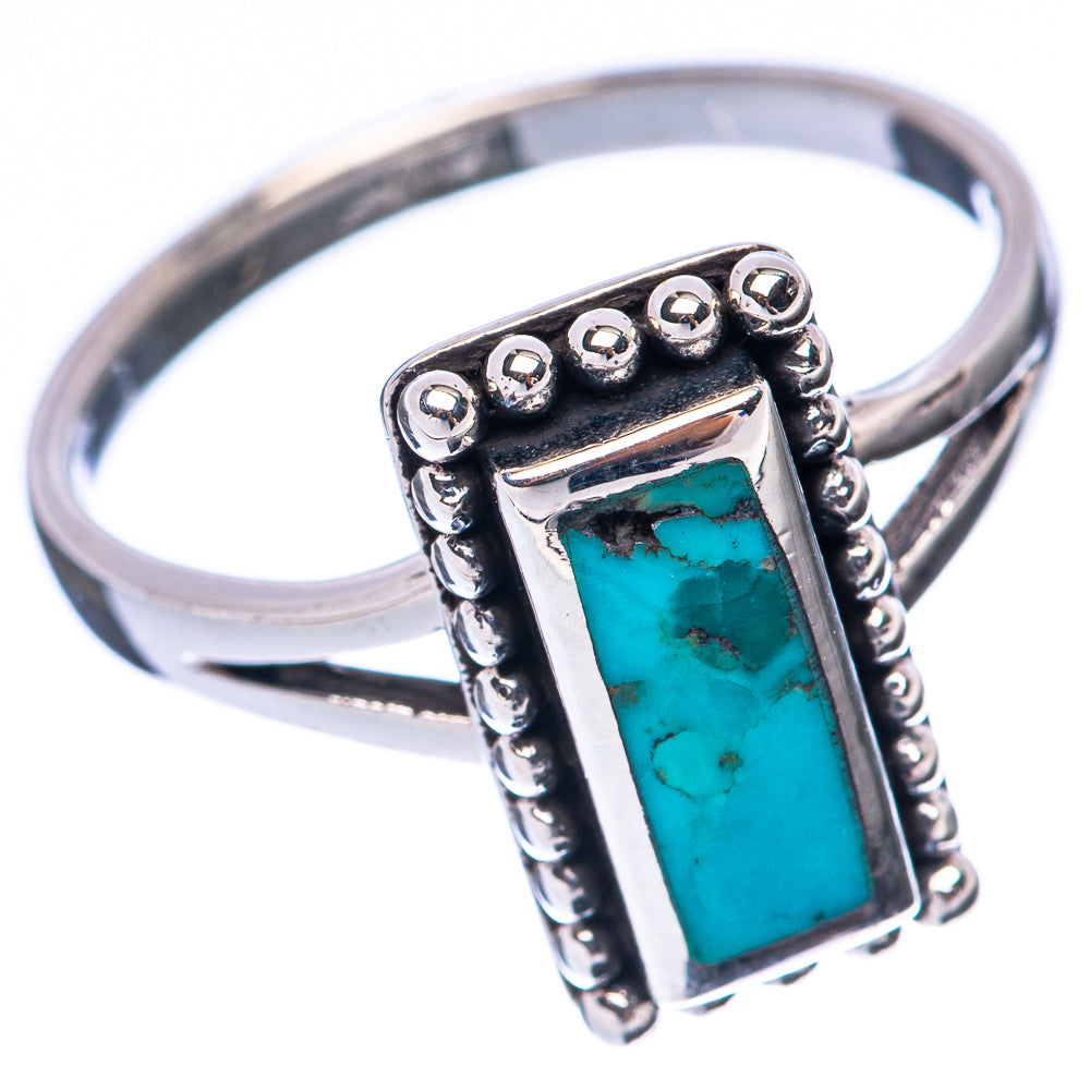 Rare Arizona Turquoise Ring Size 7.75 (925 Sterling Silver) R2212