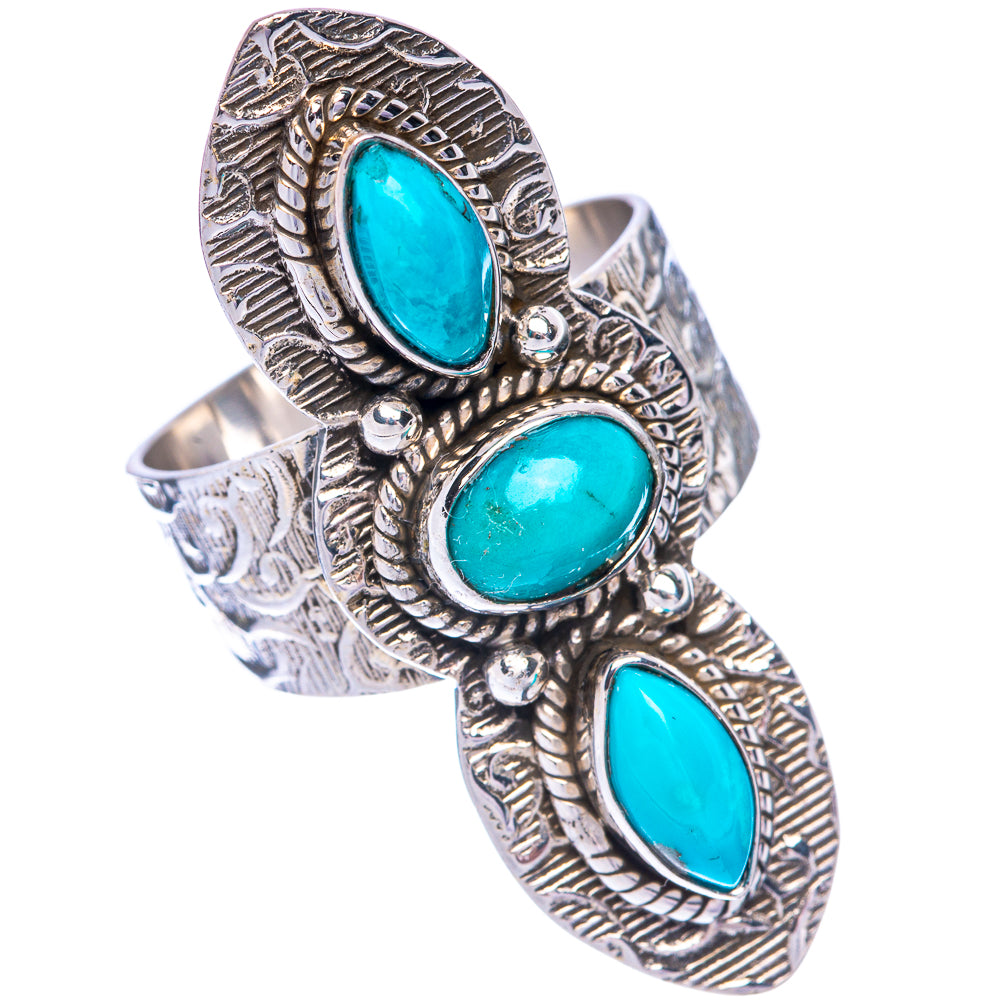 Large Sleeping Beauty Turquoise Ring Size 7 (925 Sterling Silver) R144931