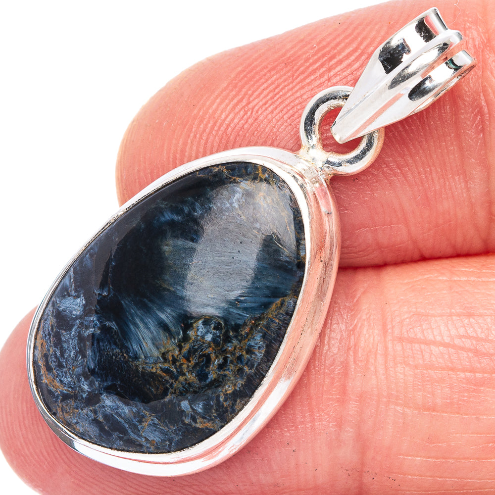 Pietersite Pendant 1 3/8" (925 Sterling Silver) P40487