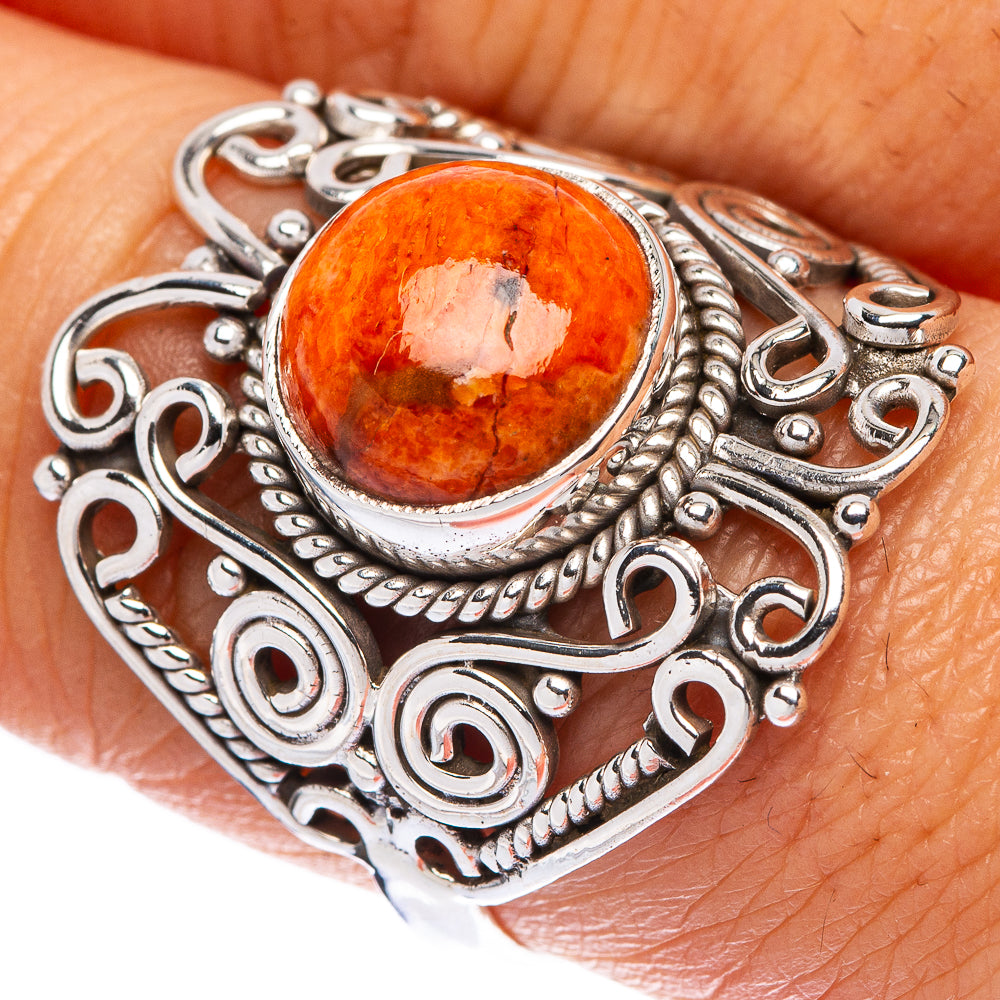 Sponge Coral Ring Size 8.25 (925 Sterling Silver) R146222