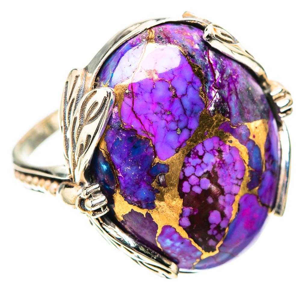 Purple Copper Composite Turquoise Ring Size 9 (925 Sterling Silver) RING139214