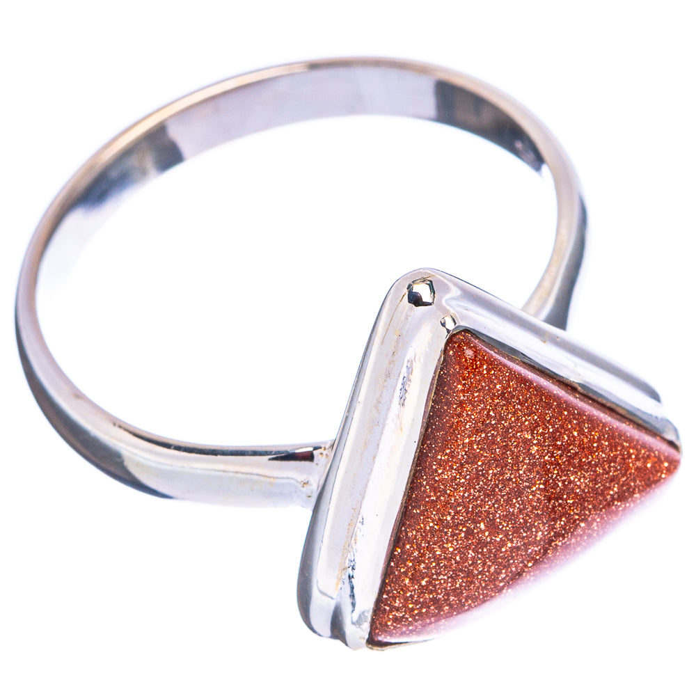 Goldstone Ring Size 10 (.925 Sterling Silver)