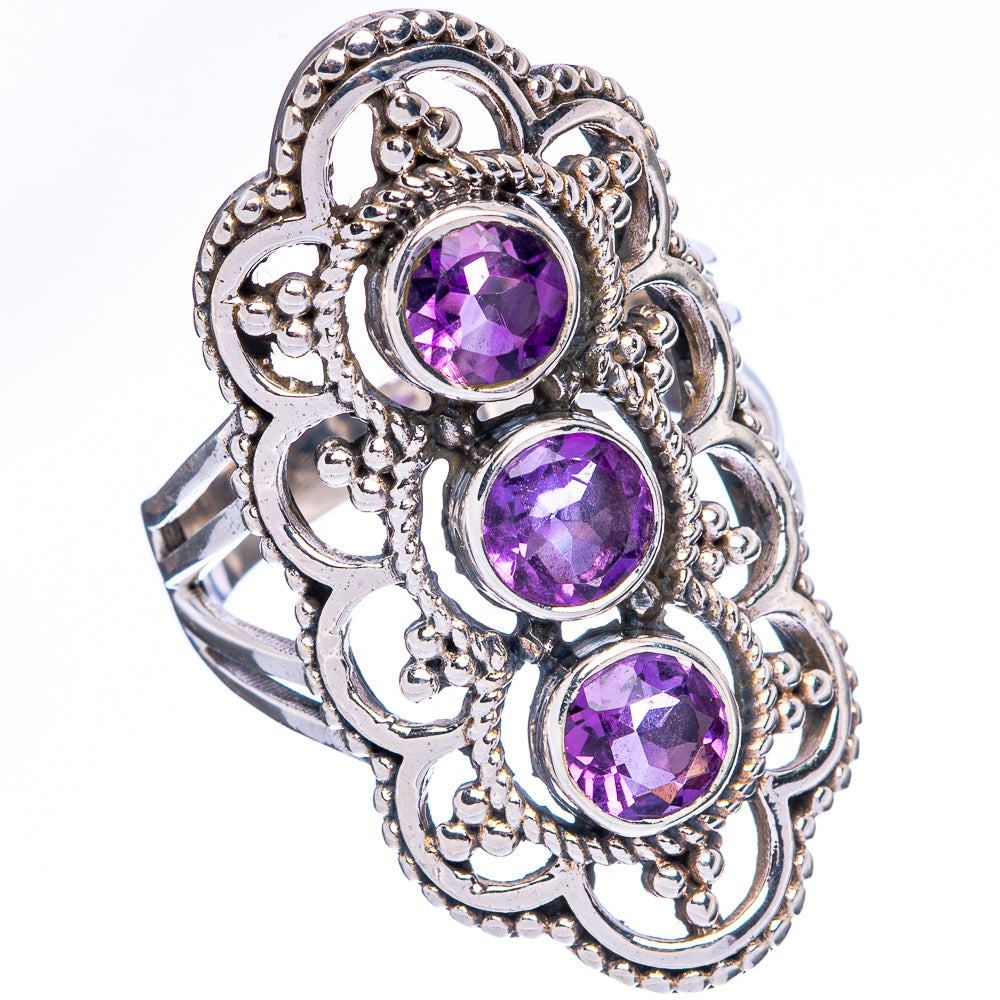 Amethyst 925 Sterling Silver Ring Size 5.75 Ana Co R2444