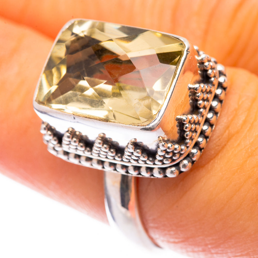 Citrine Ring Size 6.75 (925 Sterling Silver) R141553