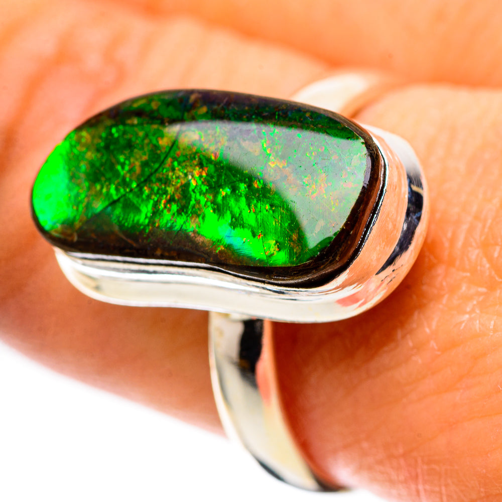 Ammolite Ring Size 9.75 (925 Sterling Silver) RING138873