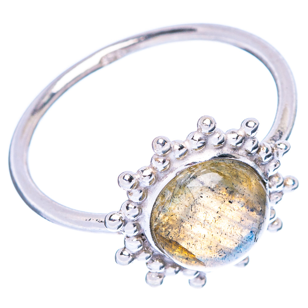 Labradorite Dainty Ring Size 6.75 (925 Sterling Silver) R146986