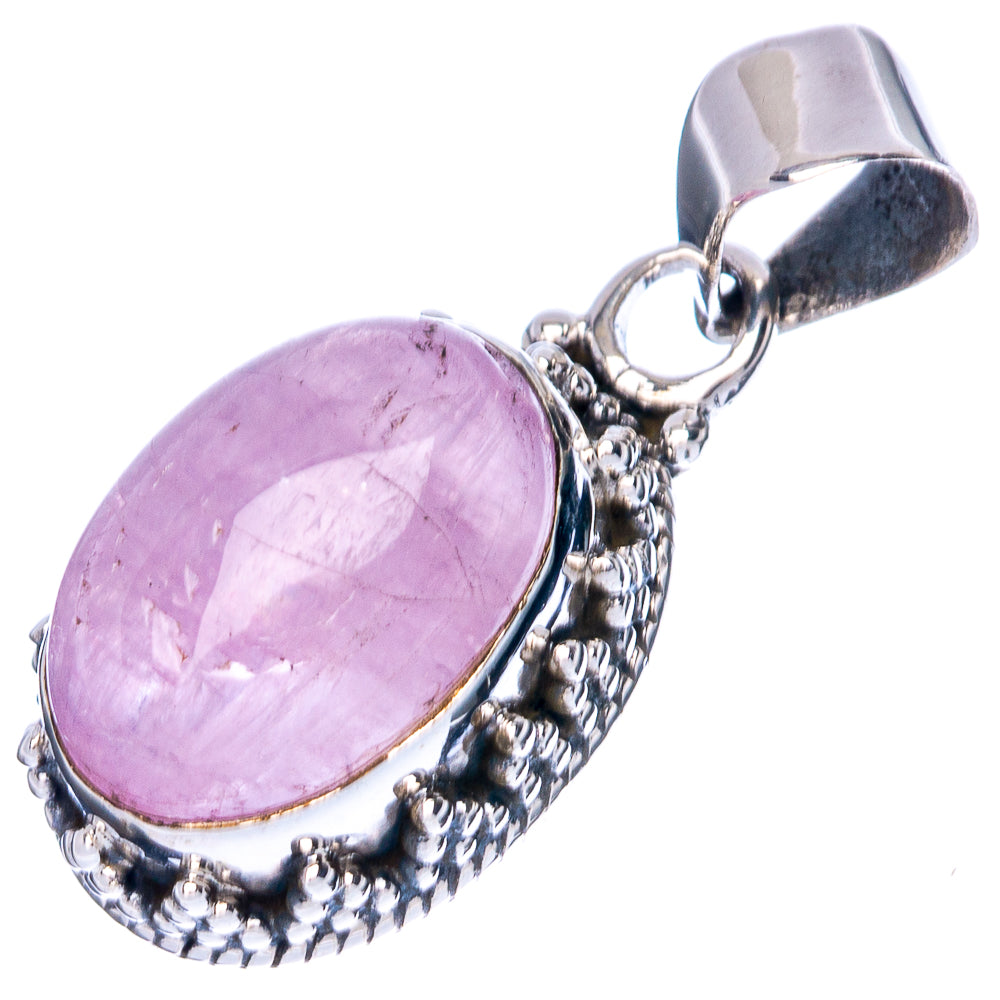 Rare Kunzite Pendant 1 1/8" (925 Sterling Silver) P42727