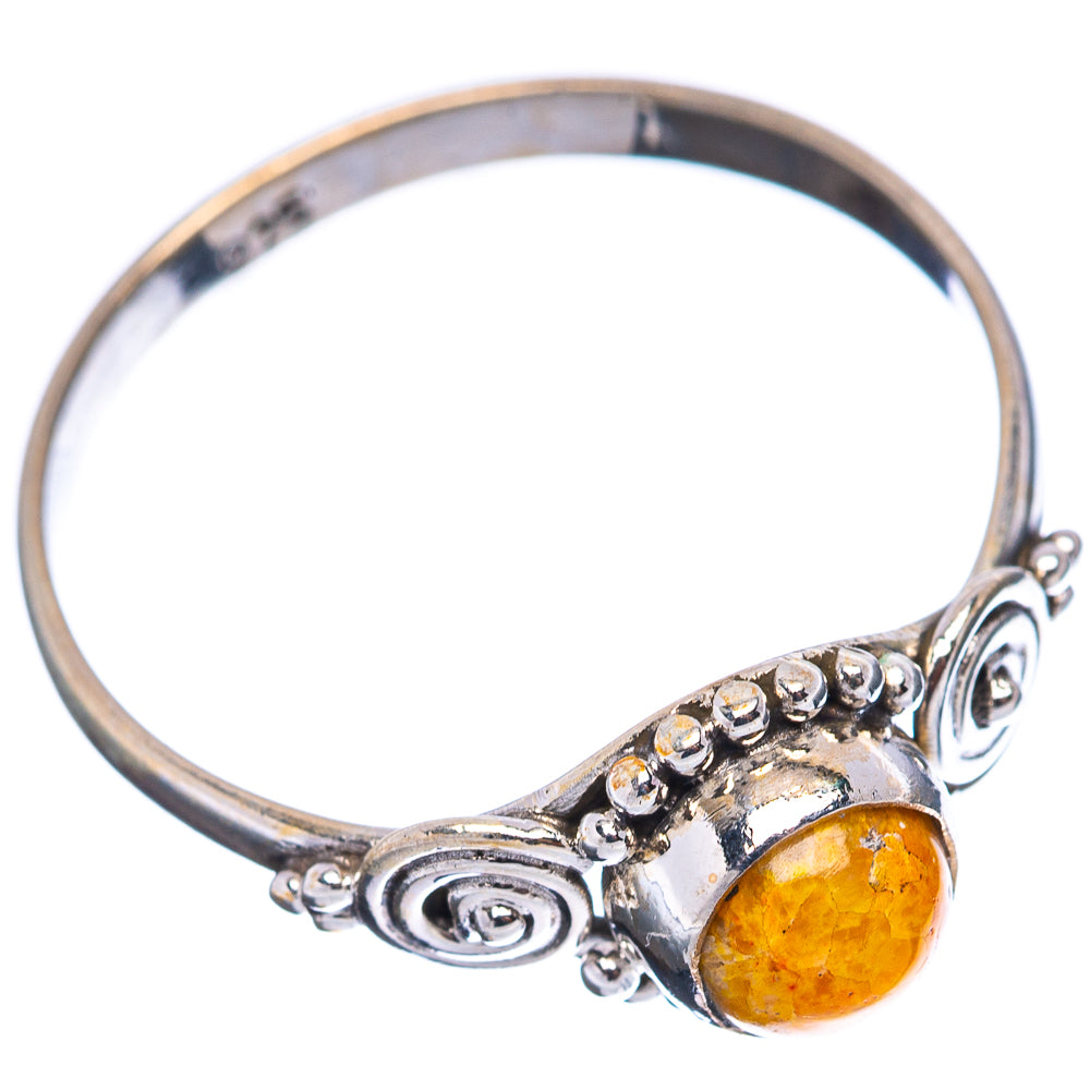 Dainty Maligano Jasper Ring Size 9.5 (.925 Sterling Silver)