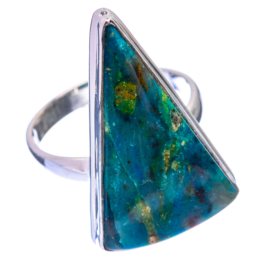 Large Peruvian Opal Ring Size 10 (925 Sterling Silver) R140840