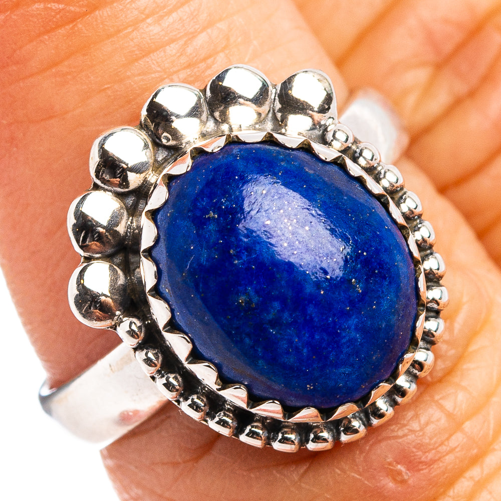 Lapis Lazuli Ring Size 7 (.925 Sterling Silver)
