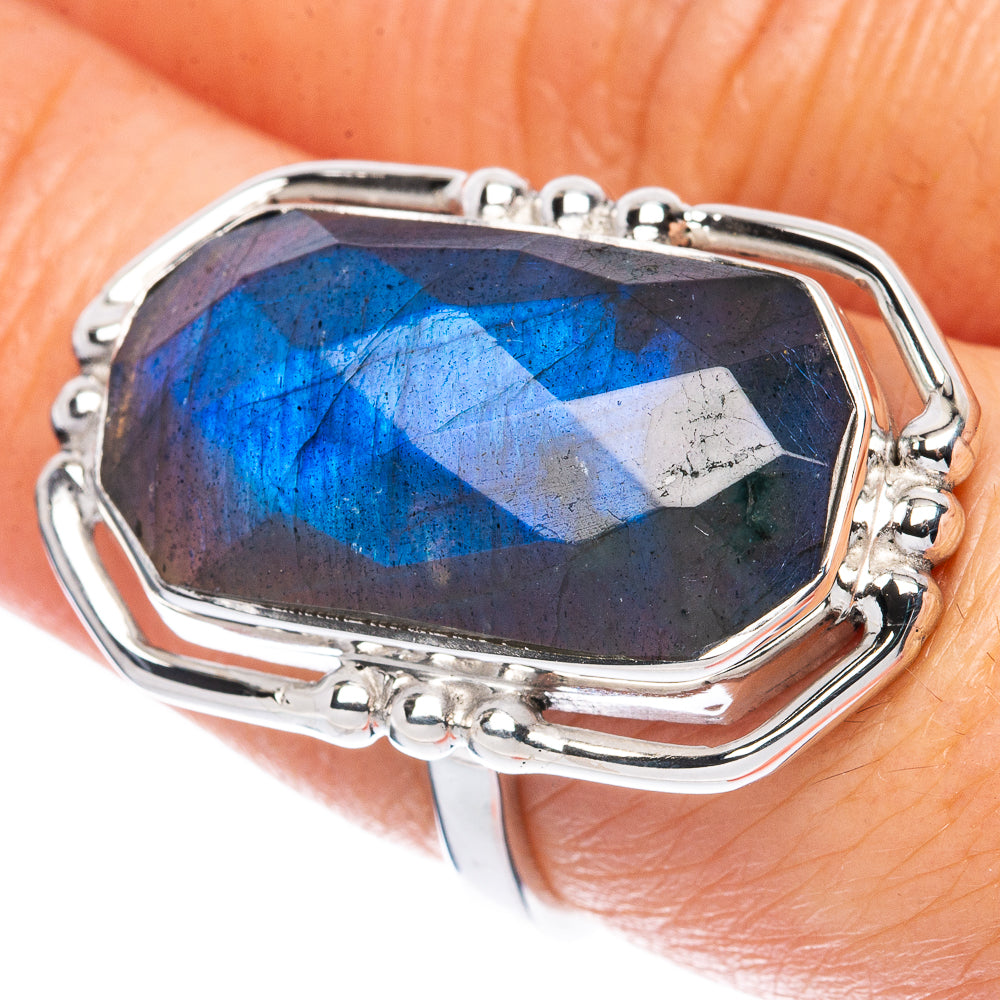 Premium Labradorite Ring Size 7.25 (925 Sterling Silver) R2582