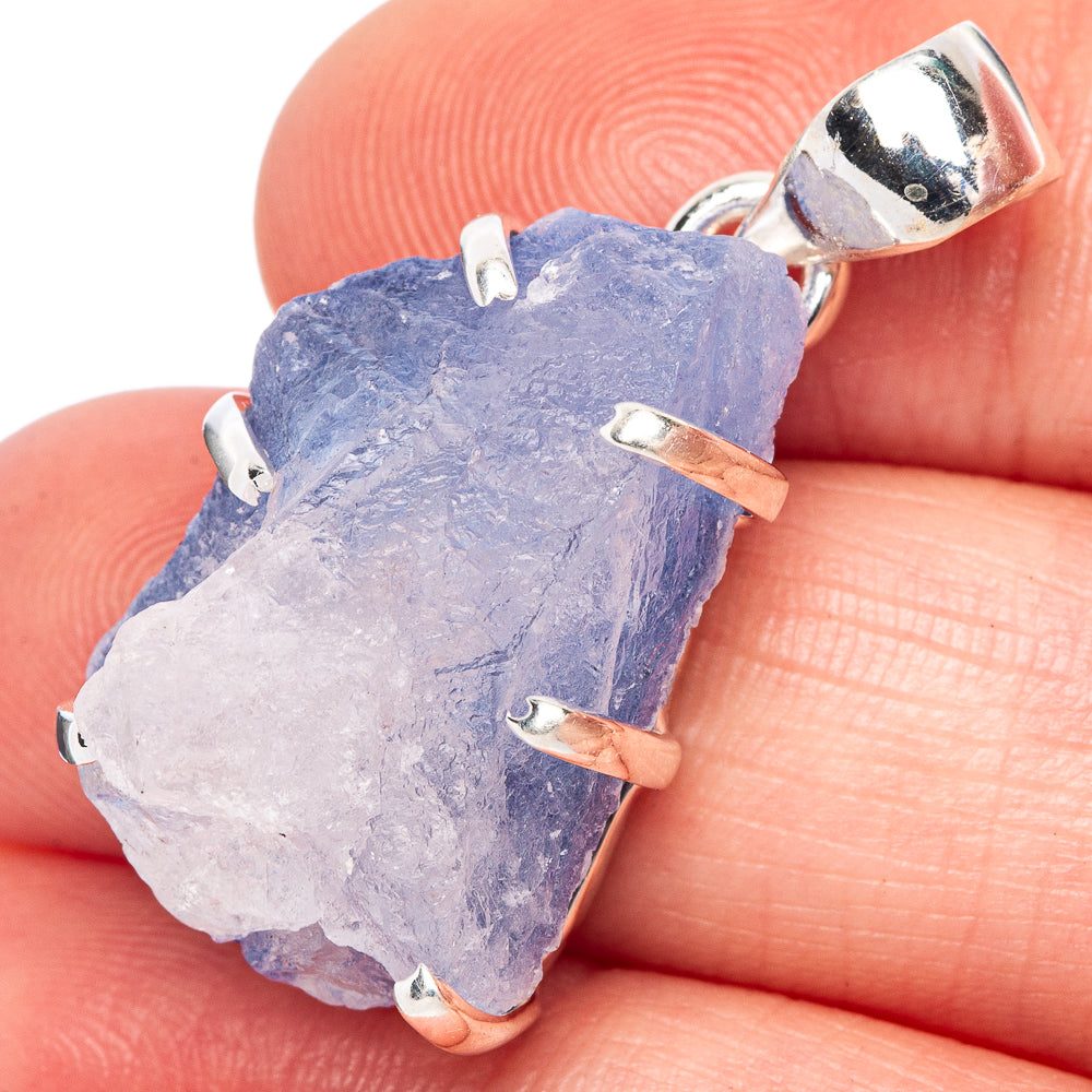 Rare Dumortierite Pendant 1 3/8" (925 Sterling Silver) P41551