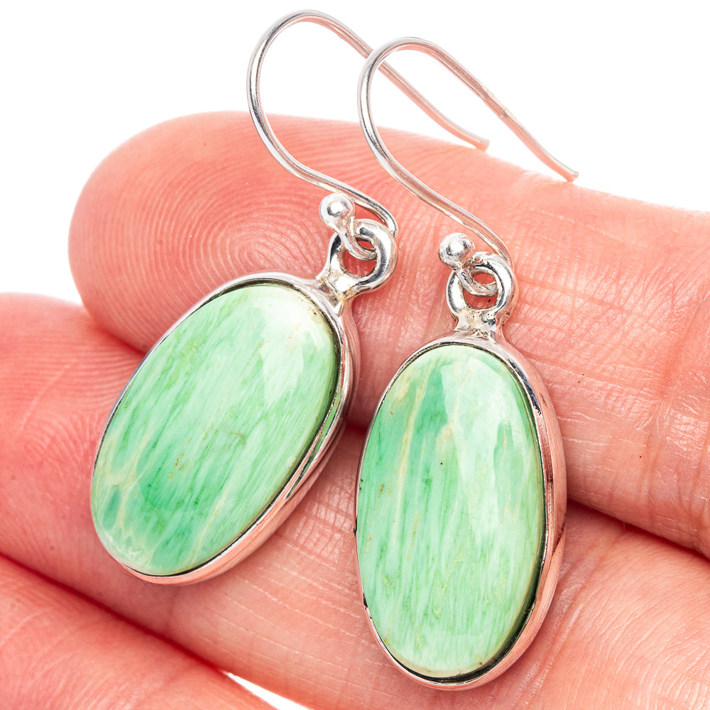Kammererite 925 Sterling Silver Earrings 1 3/8" Ana Co E1159