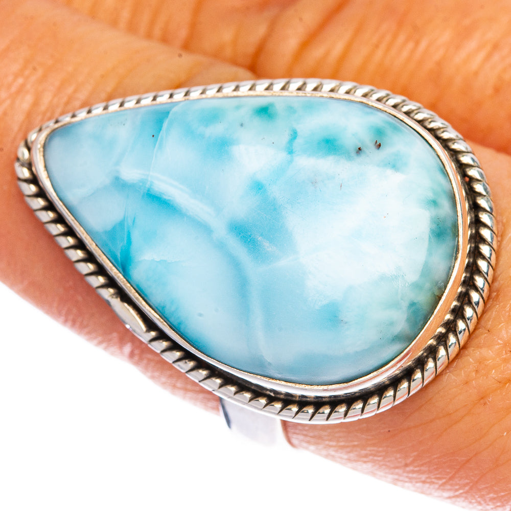 Larimar Ring Size 8.25 (925 Sterling Silver) R1320