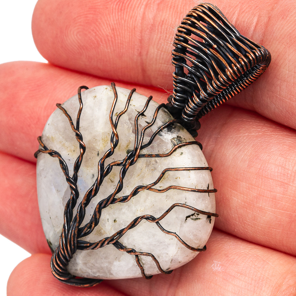White Quartz Pendant 1 3/4" (.925 Sterling Silver)