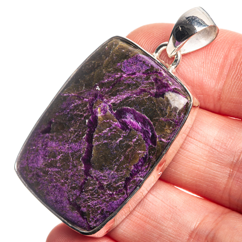 Atlantisite 925 Sterling Silver Pendant 1 7/8"