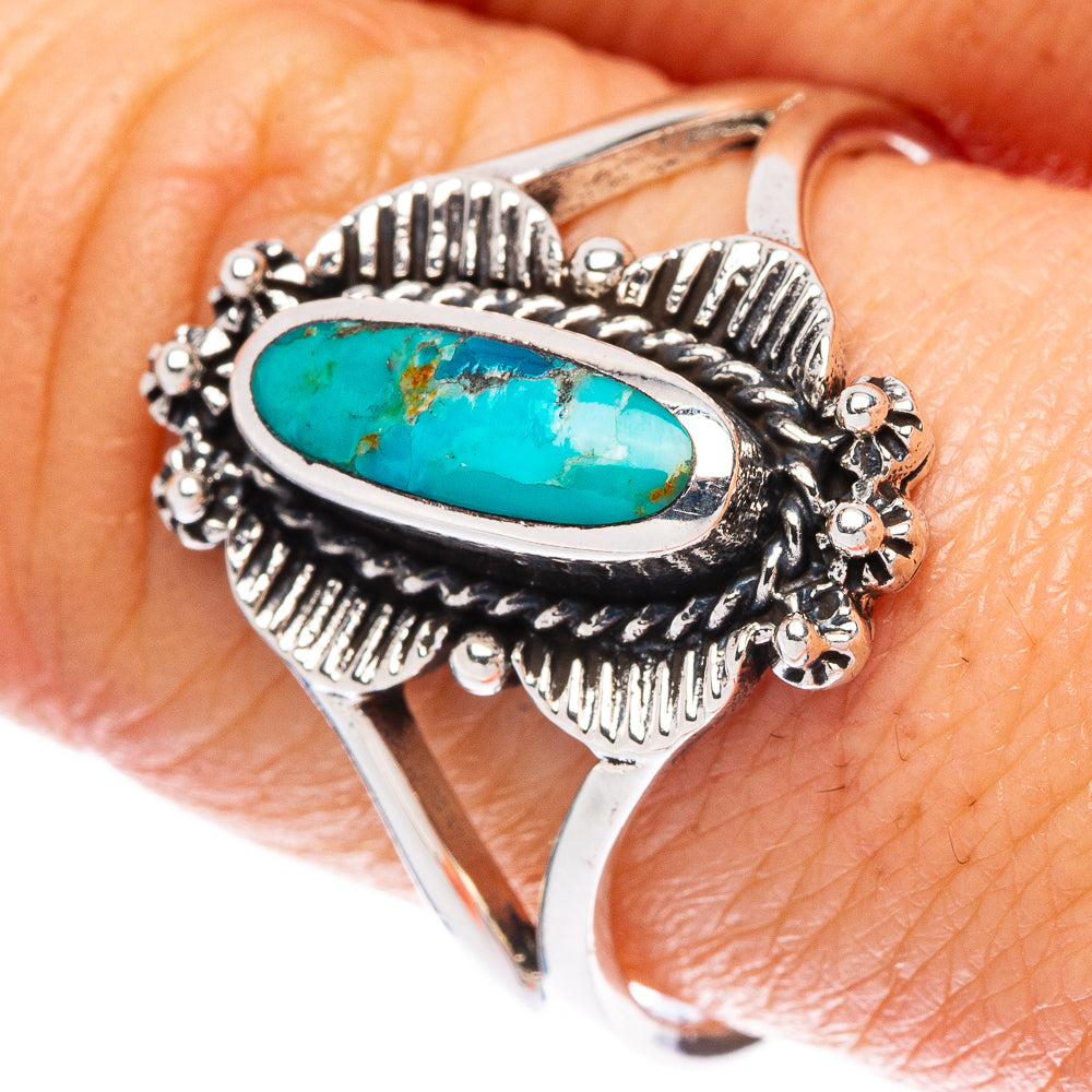 Arizona Turquoise Ring Size 9.5 (925 Sterling Silver) R2541