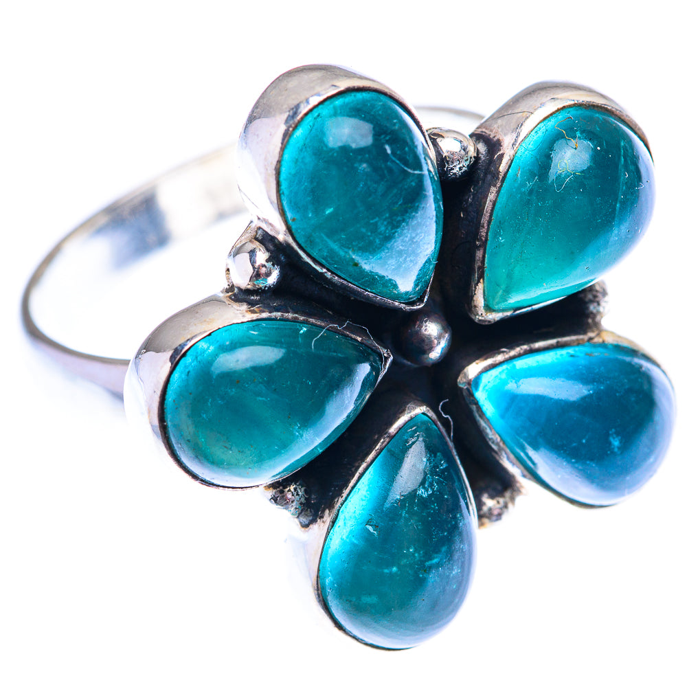 Large Blue Fluorite 925 Sterling Silver Ring Size 11 (925 Sterling Silver) RING140458