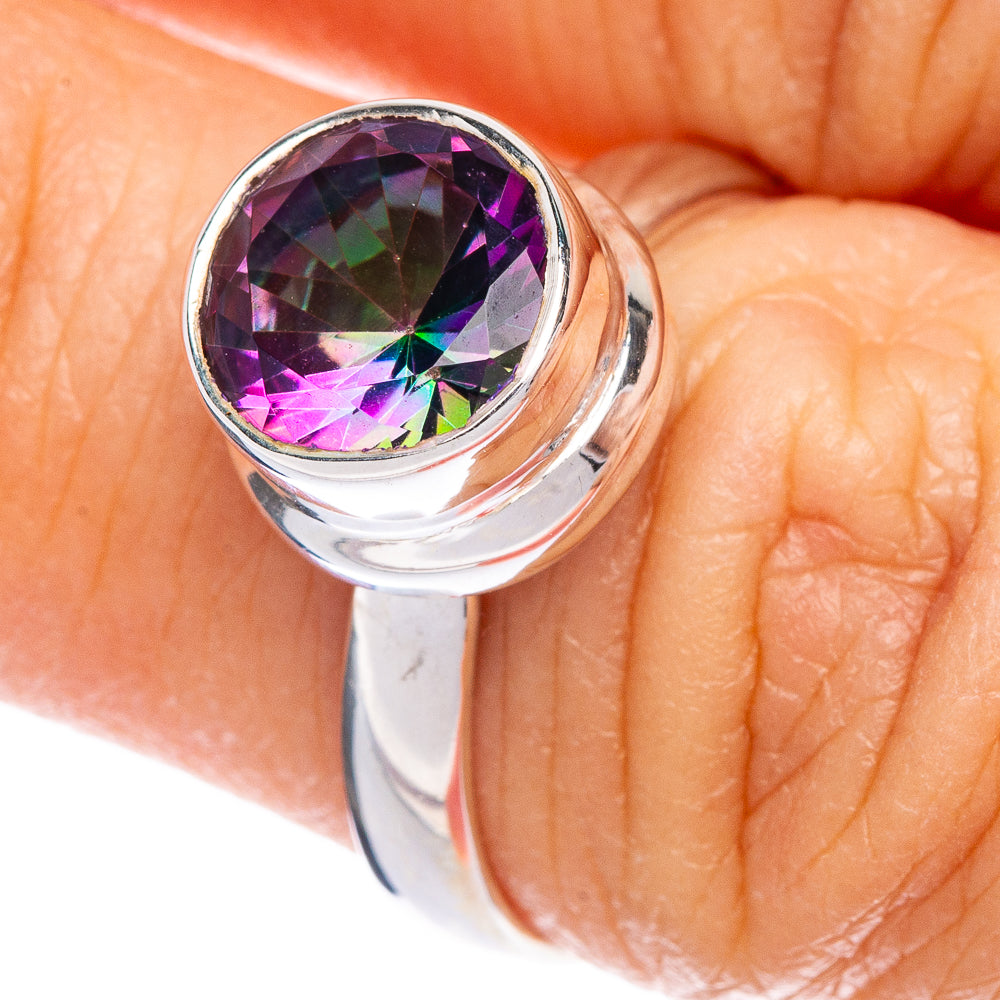 Mystic Topaz Ring Size 7 (925 Sterling Silver) R147095