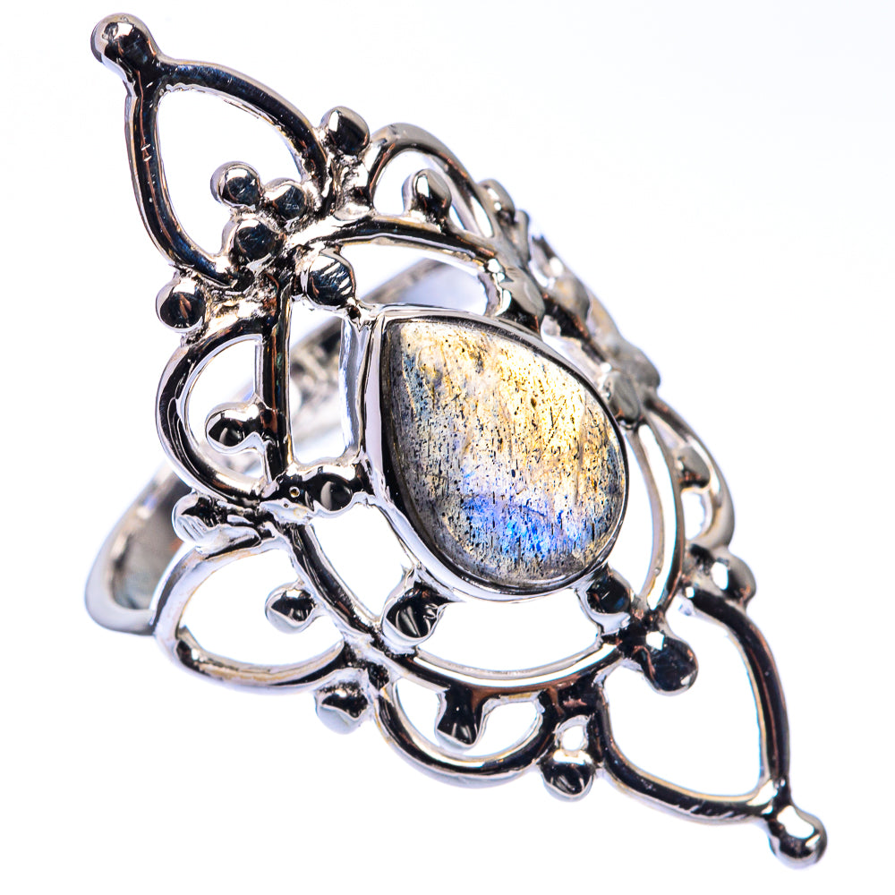 Premium Labradorite Ring Size 7 (925 Sterling Silver) R141733