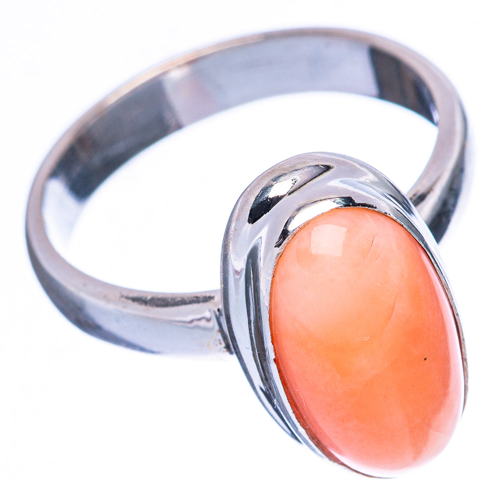 Pink Opal 925 Sterling Silver Ring Size 5 (925 Sterling Silver) R3920