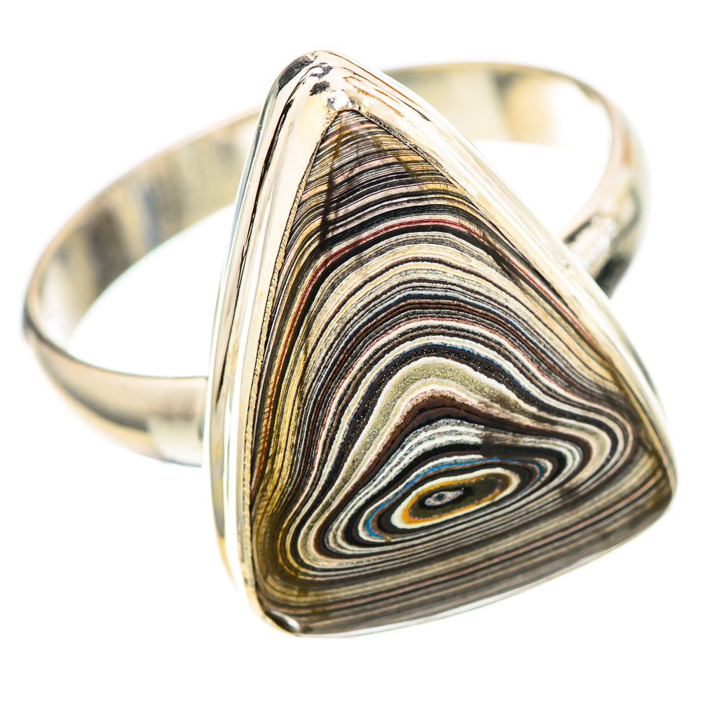Fordite 925 Sterling Silver Ring Size 11.75 (925 Sterling Silver) RING139548