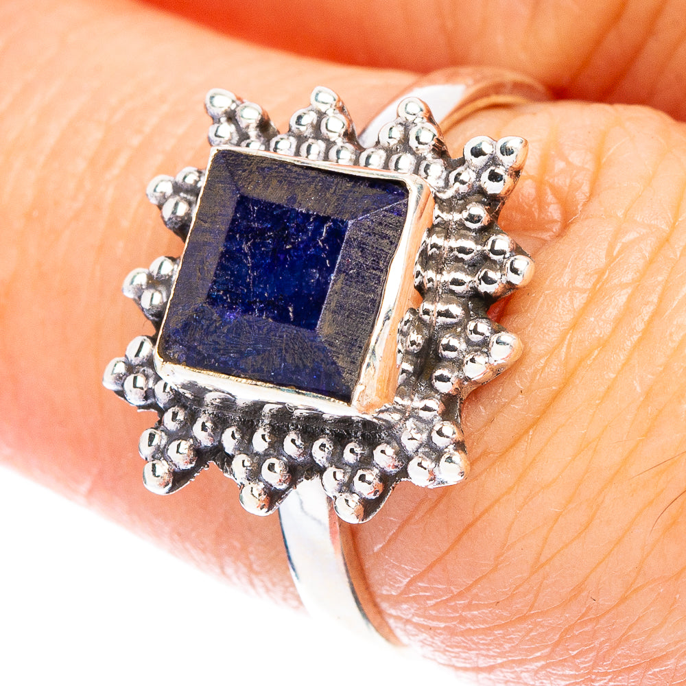 Sapphire Dainty Ring Size 6.75 (925 Sterling Silver) R147021