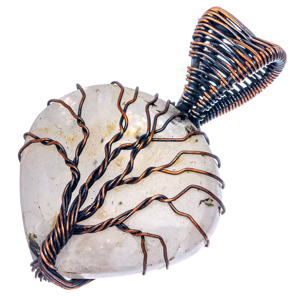 White Quartz Pendant 1 3/4" (.925 Sterling Silver)