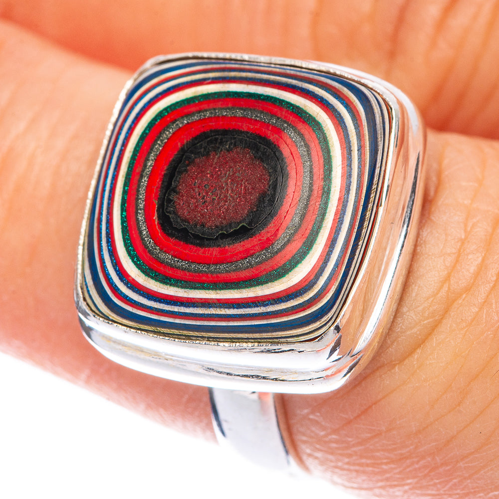 Fordite Ring Size 6.75 (925 Sterling Silver) R144637