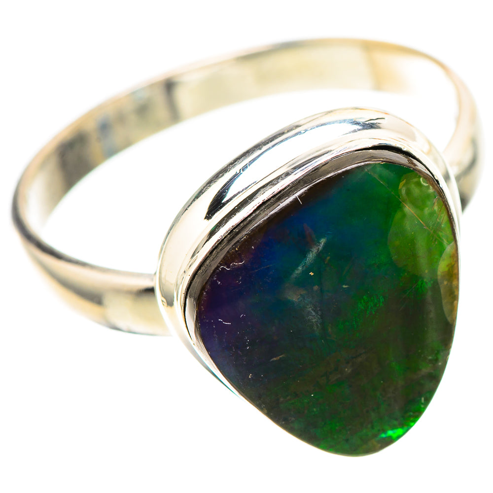 Canadian Ammolite 925 Sterling Silver Ring Size 11.75 (925 Sterling Silver) RING139584