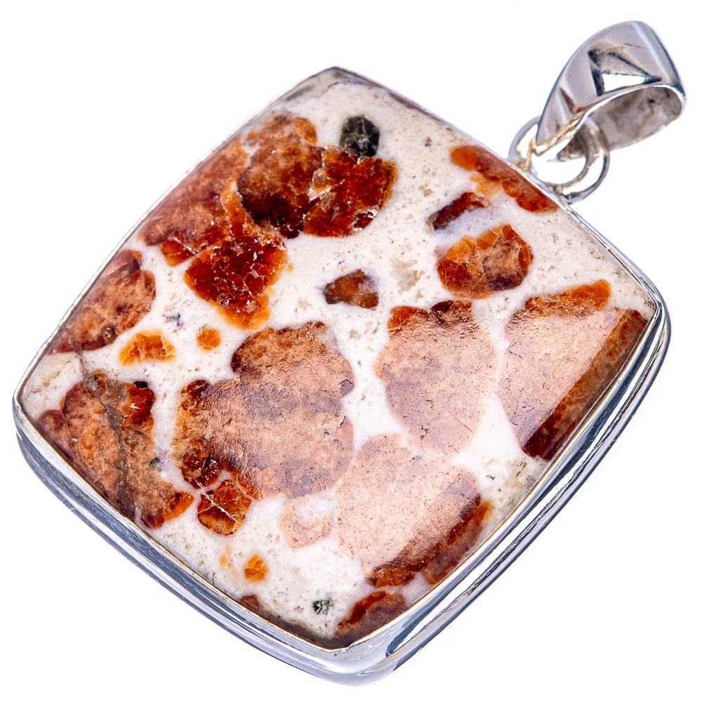 Spessartine Pendant 1 5/8" (925 Sterling Silver) P41424