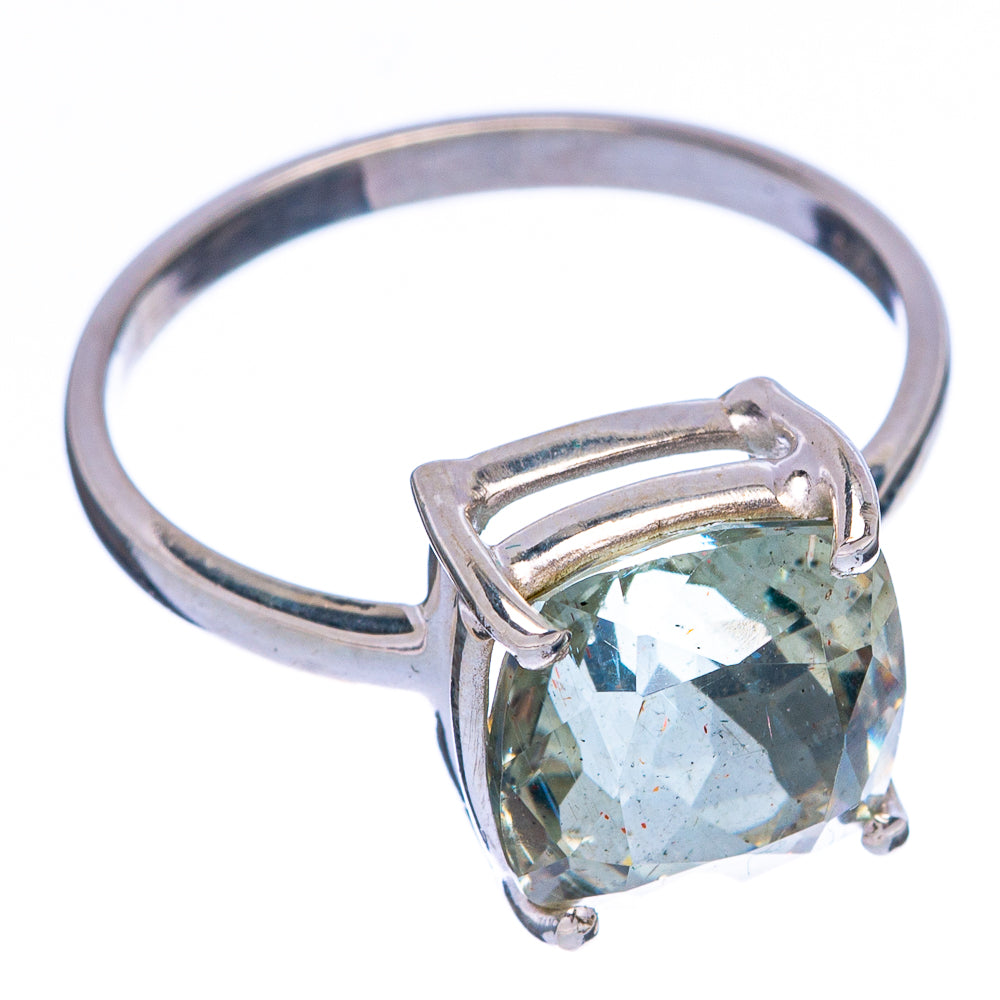 Rare Prasiolite Ring Size 6.75 (925 Sterling Silver) R146705
