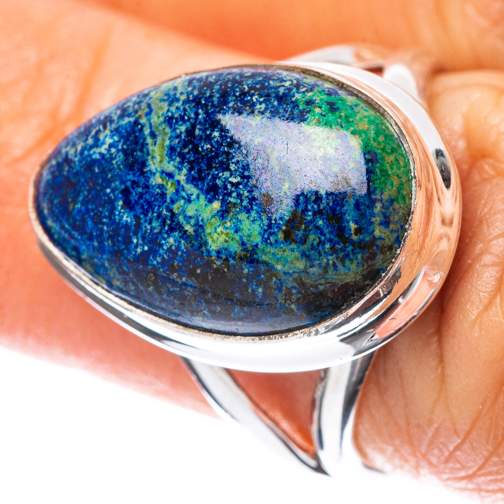 Azurite Ring Size 6.25 (925 Sterling Silver) R4121