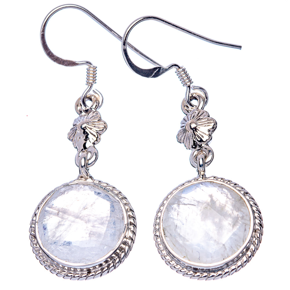 Asc Premium Rainbow Moonstone Earrings 1 3/4" (925 Sterling Silver) E1345