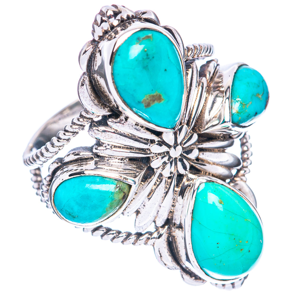 Chrysocolla Ring Size 8 (925 Sterling Silver) R2771