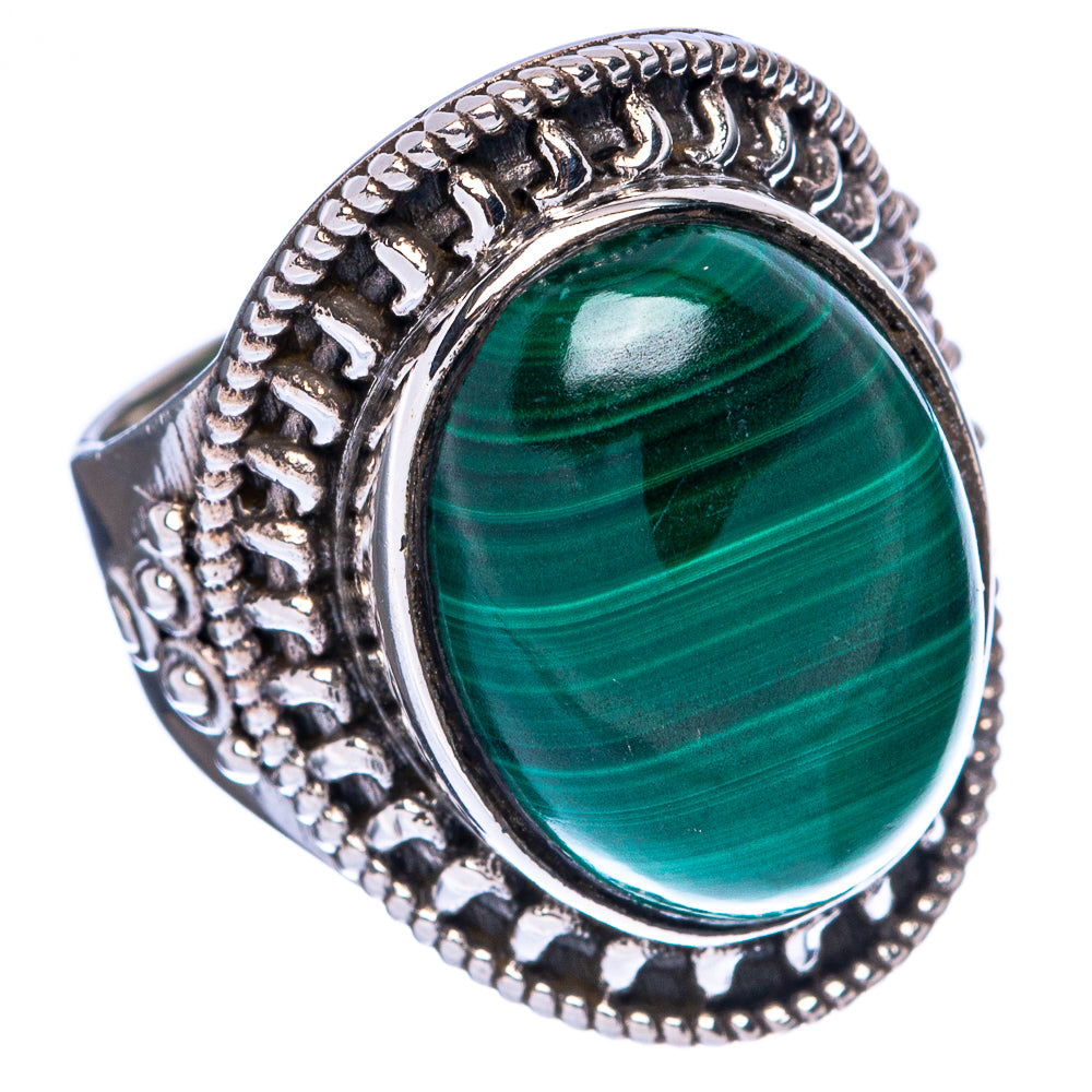 Malachite Ring Size 5.75 (925 Sterling Silver) R146186