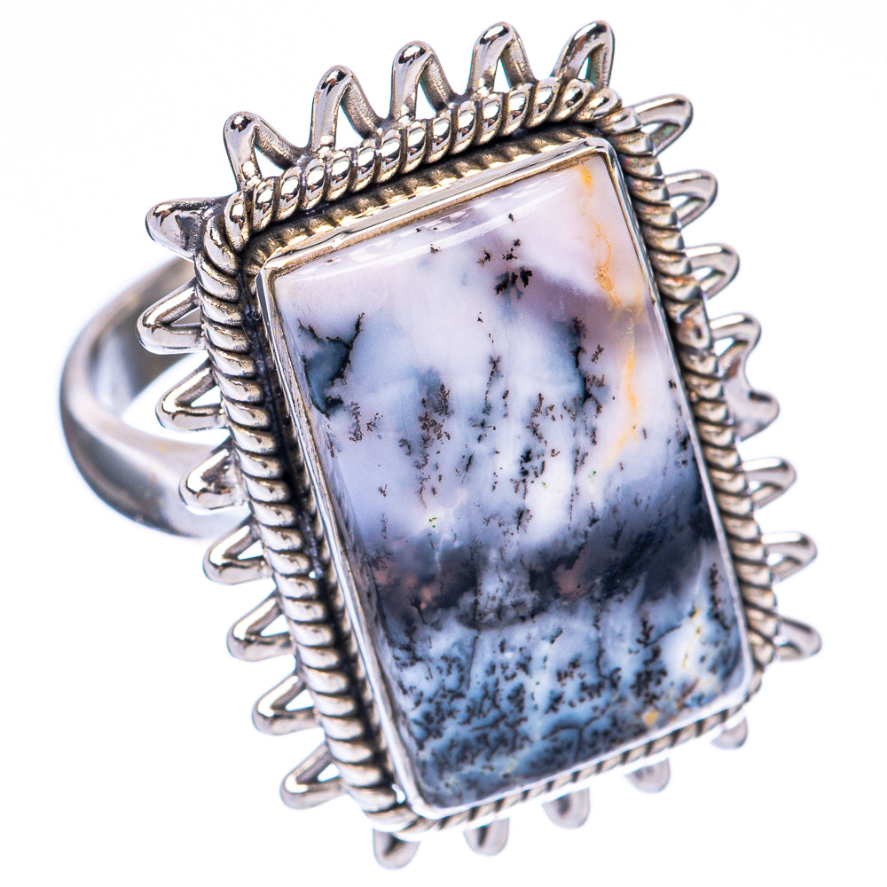 Dendritic Opal Ring Size 7.25 (925 Sterling Silver) R1960