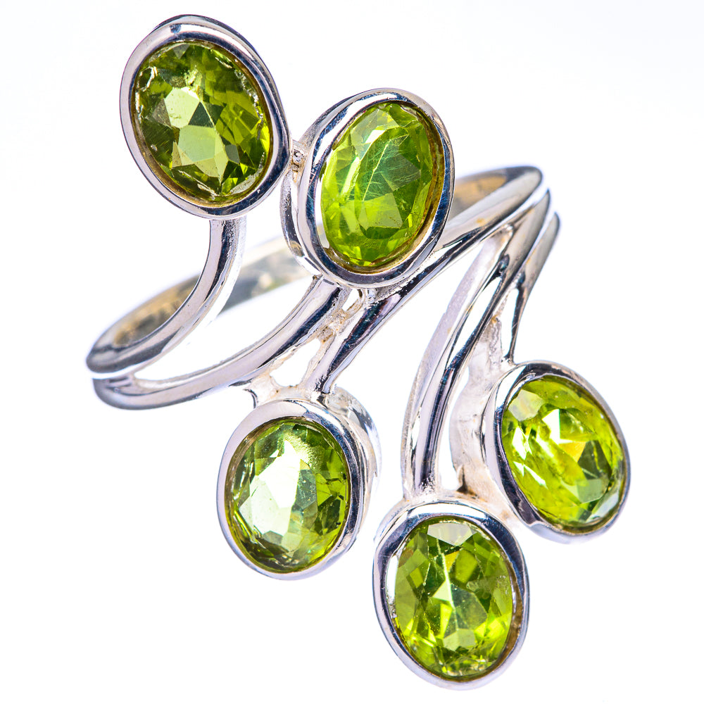 Peridot Ring Size 7.25 (925 Sterling Silver) R142622