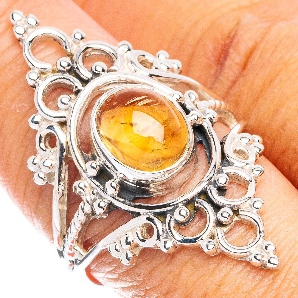 Premium Citrine Ring Size 9 (925 Sterling Silver) R8104
