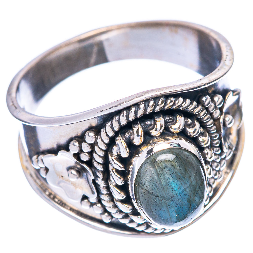Labradorite 925 Sterling Silver Ring Size 7 (925 Sterling Silver) R5425