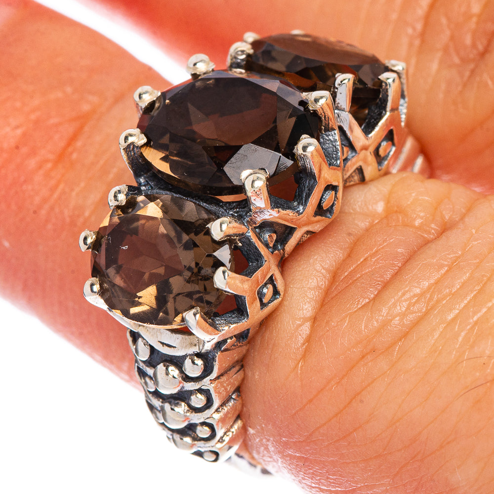 Smoky Quartz Ring Size 6 (925 Sterling Silver) R147221