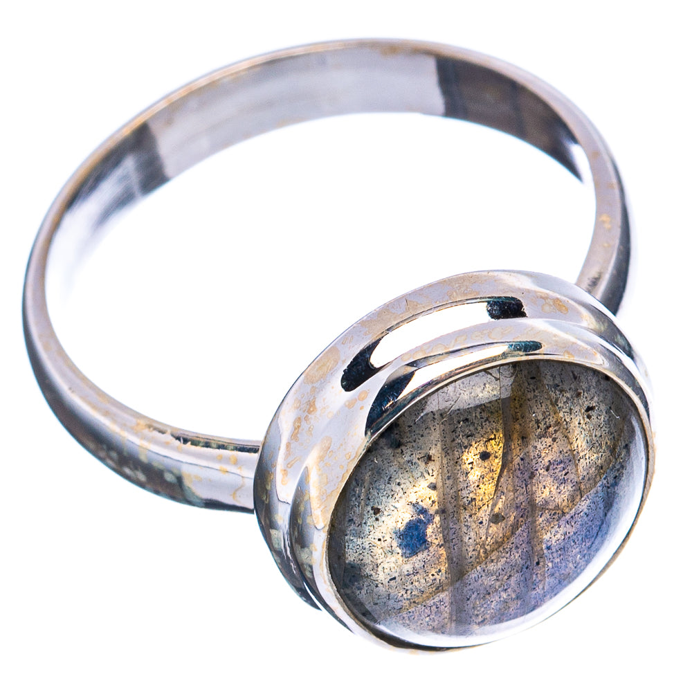 Labradorite Ring Size 9 (.925 Sterling Silver)