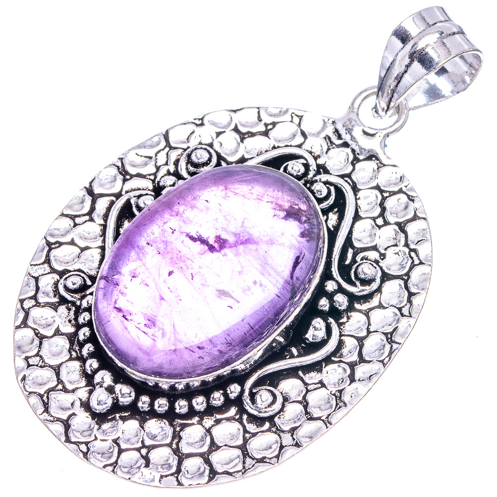 Amethyst Pendant 2 3/8" (German Silver)