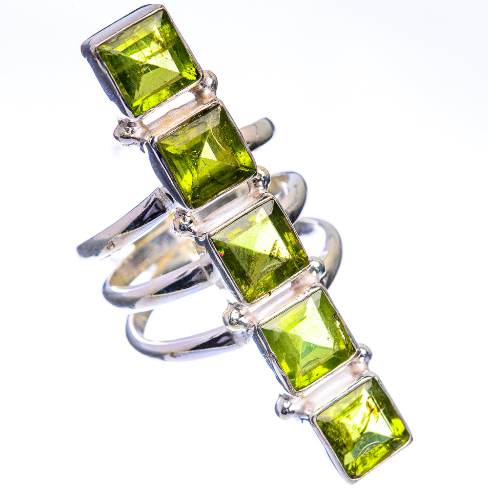 Large Peridot Ring Size 5.75 (925 Sterling Silver) RING143357