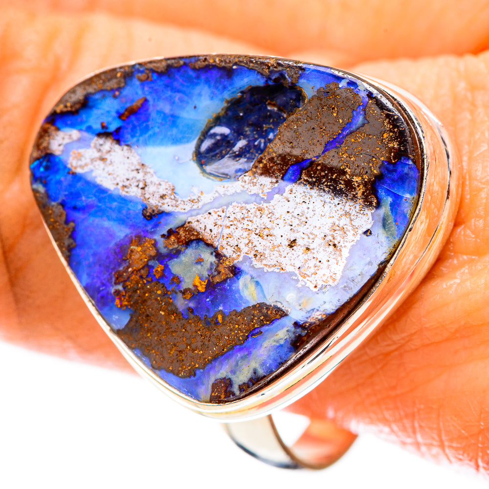 Boulder Opal Ring Size 11 (925 Sterling Silver) RING137951