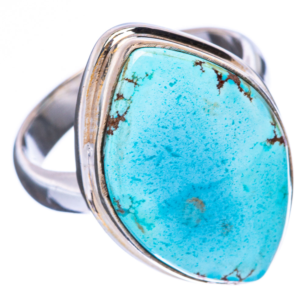 Rare Golden Hills Turquoise Ring Size 7.25 (925 Sterling Silver) R4146