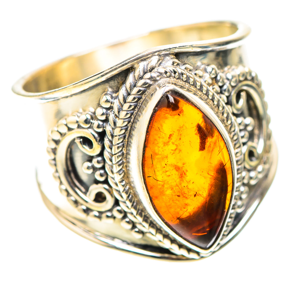 Baltic Amber Ring Size 7 (925 Sterling Silver) RING138530
